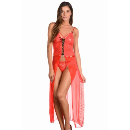Lona Rouge - Ensemble nuisette / string