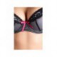 Vina Noir - Soutien-gorge / String