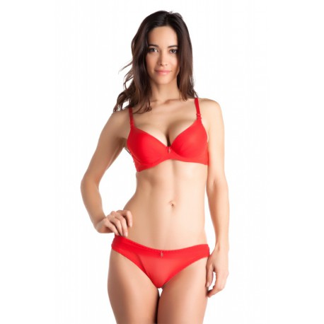 Lenia Rouge - Soutien-gorge / Tanga