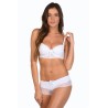Shanys Blanc - Ensemble soutien-gorge / shorty