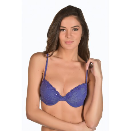 1738-sg Bleu - Soutien-gorge