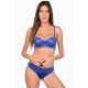 Iris Bleu - Ensemble soutien-gorge / culotte