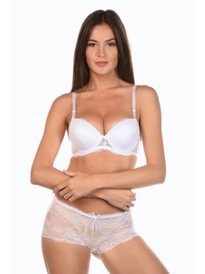 Recif Blanc - Ensemble soutien-gorge / shorty