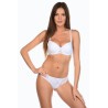 Miou Blanc - Ensemble soutien-gorge / string