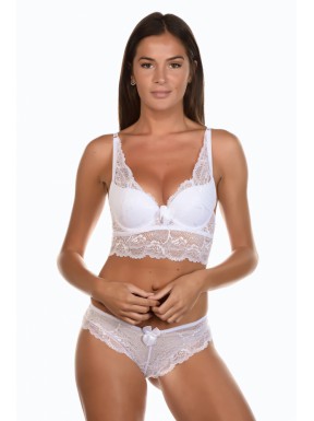 Milaos Blanc - Ensemble soutien-gorge / tanga