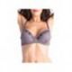 Scandal Gris - Soutien-gorge / String