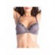 Scandal Gris - Soutien-gorge / String