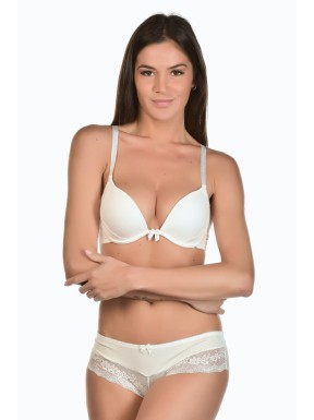 Galoa Blanc - Ensemble soutien-gorge / tanga