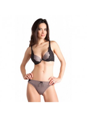 Dafne Taupe - Soutien-gorge / Tanga