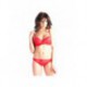 Edina Rouge - Soutien-gorge / Culotte