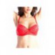 Edina Rouge - Soutien-gorge / Culotte