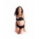 Tentante Noir - Soutien-gorge / Culotte