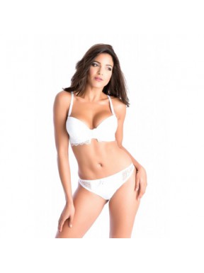 Percante Blanc - Soutien-gorge / String