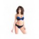 Givrante Bleu - Soutien-gorge / Culotte