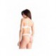 Insouciante Blanc - Soutien-gorge / String