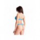 Insouciante Bleu - Soutien-gorge / String