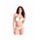Scintillante Blanc - Soutien-gorge / String
