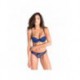 Scintillante Marine - Soutien-gorge / String