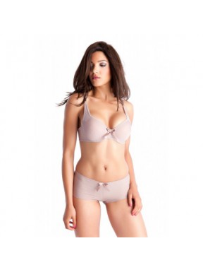 Avenante Taupe - Soutien-gorge / Shorty