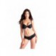 Entrainante Noir - Soutien-gorge / Culotte