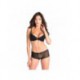 Ravissante Noir - Soutien-gorge / Shorty