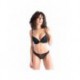 Fuyante Noir - Soutien-gorge / String