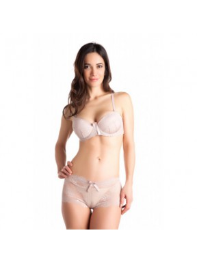 Clinquante Taupe - Soutien-gorge / Shorty