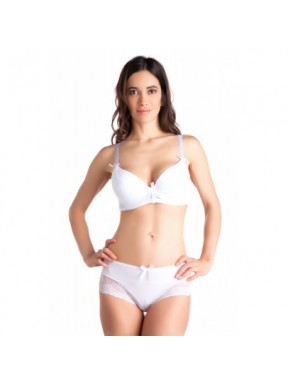 Ahurissante Blanc - Soutien-gorge / Shorty