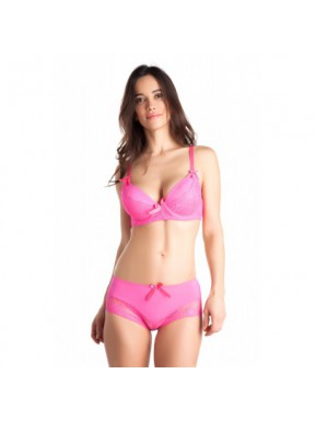 Ahurissante Fushia - Soutien-gorge / Shorty