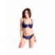 Envoutante Bleu - Soutien-gorge / String