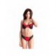 Envoutante Bordeaux - Soutien-gorge / String