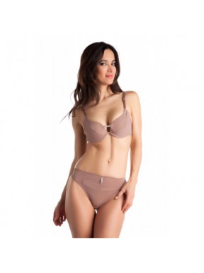 Douna Taupe - Soutien-gorge / String