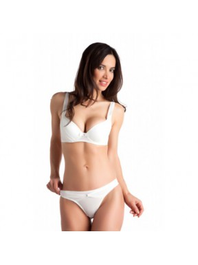 Noha Ecru - Soutien-gorge / String
