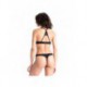 Edwige Noir - Soutien-gorge / String