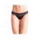 Edwige Noir - Soutien-gorge / String