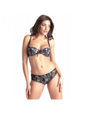 Fugueuse Noir - Soutien-gorge / Tanga