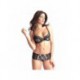 Pulpeuse Noir - Soutien-gorge / Shorty