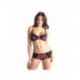 Amoureuse Fushia - Soutien-gorge / String