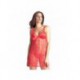 Genereuse Rouge - Nuisette / String