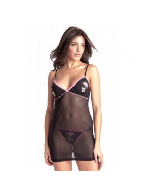 Tricheuse Noir - Nuisette / String