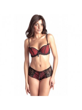 Delicieuse Rouge - Soutien-gorge / String