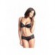 Aguicheuse Noir - Soutien-gorge / Culotte