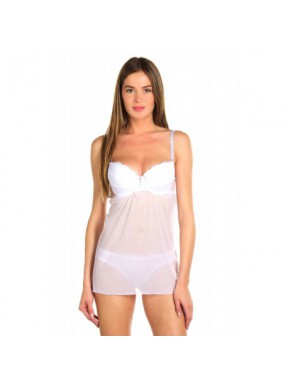 Grisante Blanc - Ensemble soutien-gorge / tanga