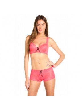 Abla Fushia - Ensemble soutien-gorge / shorty