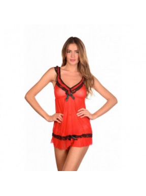 Ramy Rouge - Ensemble nuisette / string