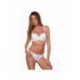 Alarmante Blanc - Ensemble soutien-gorge / string