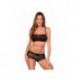 Ailante Noir - Ensemble soutien-gorge / shorty