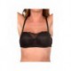 Ailante Noir - Ensemble soutien-gorge / shorty