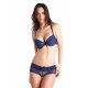 Changeante Marine - Soutien-gorge / Shorty