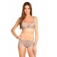 Defiante Taupe - Ensemble soutien-gorge / tanga